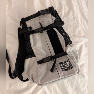 K9 Sport Sack - Dog Carrier Backpack - Gray - Size Small